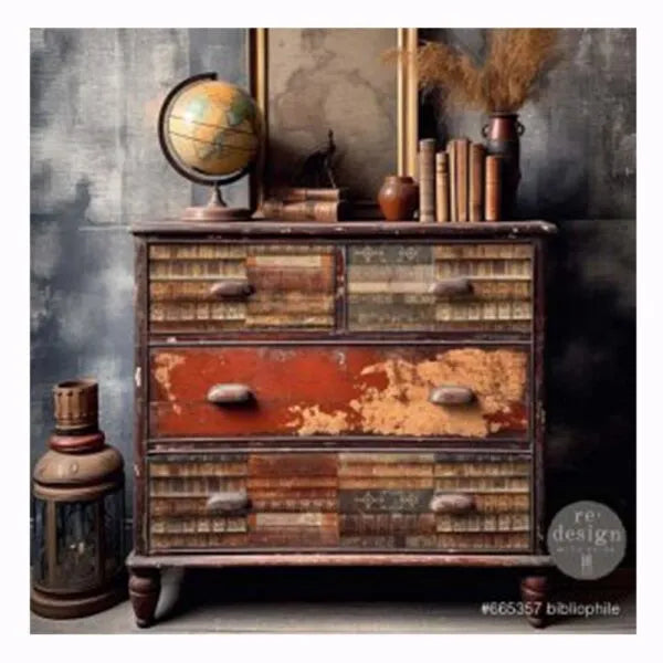 Redesign With Prima Decoupage Decor Tissue Paper_ Bibliophile