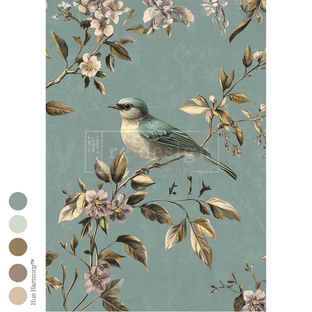 Redesign With Prima A1 Decoupage Fiber_Blue Song