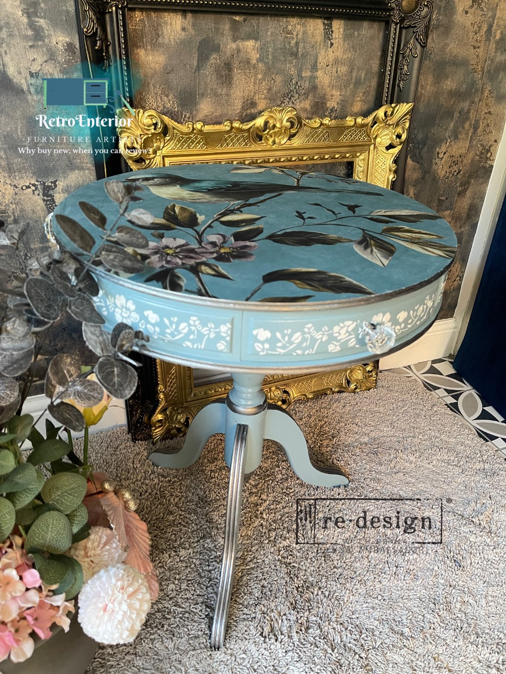 Redesign With Prima A1 Decoupage Fiber_Blue Song