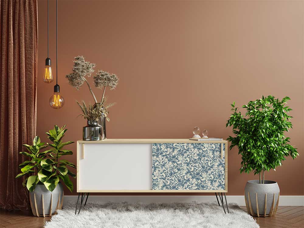 Redesign With Prima A1 Decoupage Fiber_Blue Wallpaper