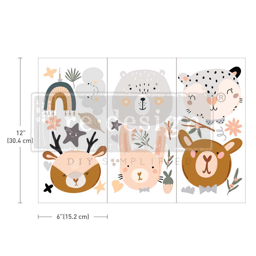 Redesign With Prima Decor Trasfers_ Boho Critter