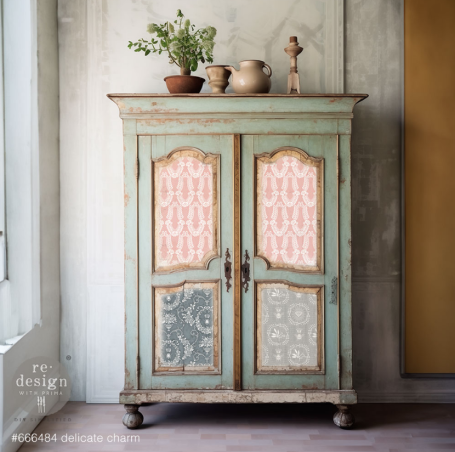 Redesign With Prima Decoupage Decor Tissue Paper_Delicate Charm