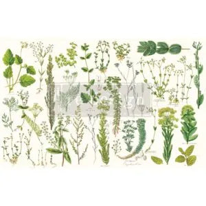 Redesign With Prima Decoupage Decor Tissue Paper_Greenery