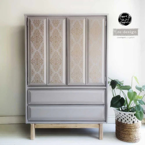 Redesign With Prima Decor Transfer_ Kacha _Golden  Damask