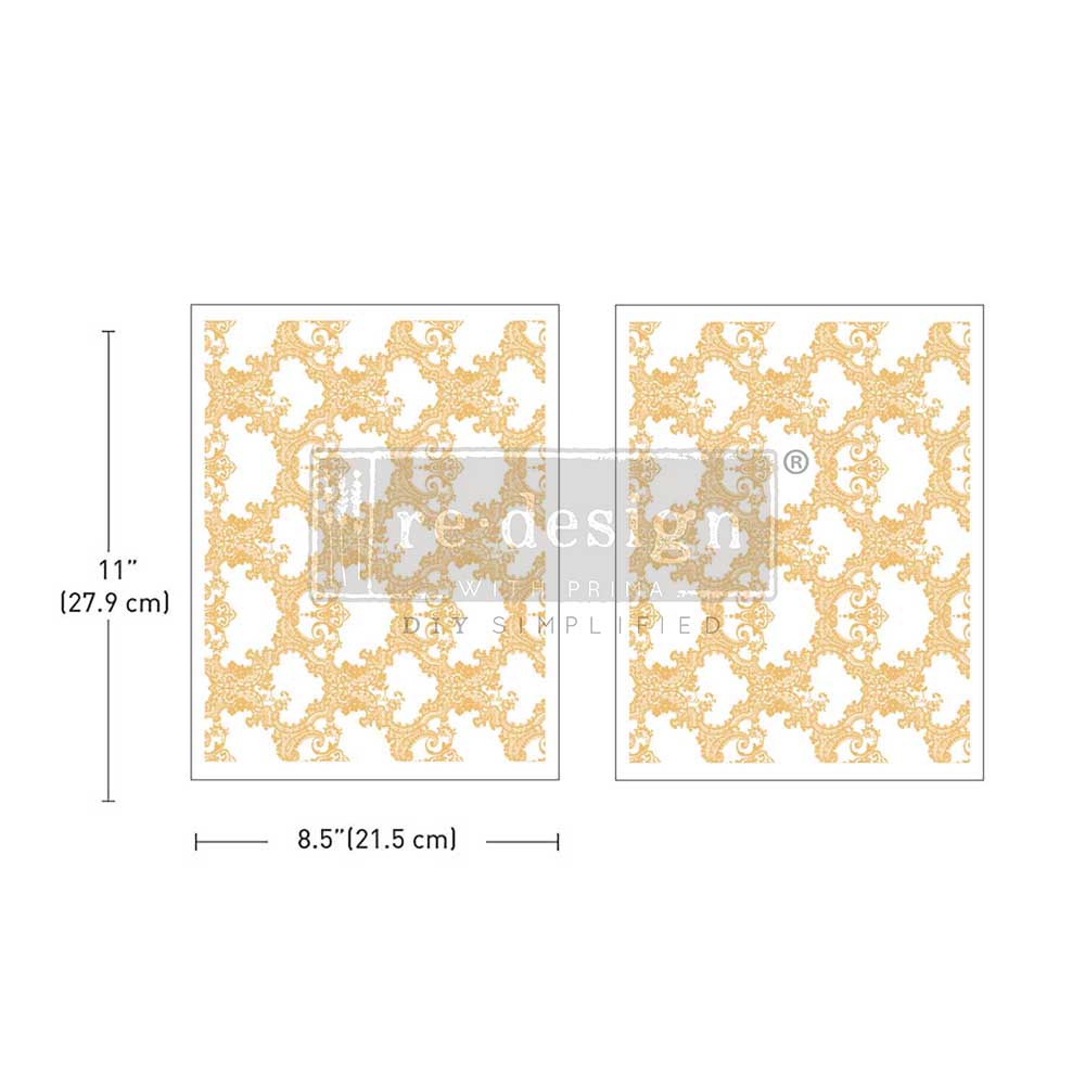 Redesign With Prima Middy Transfers_ Golden Lacework