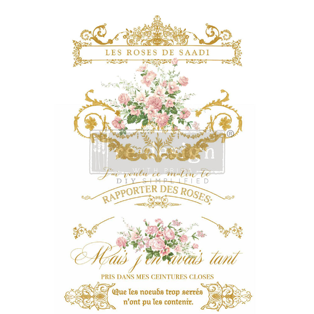 Redesign With Prima Decor Transfer_ Kacha_Les Roses