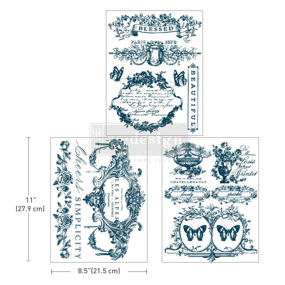 Redesign With Prima Decor Transfer_ Lovely Labels
