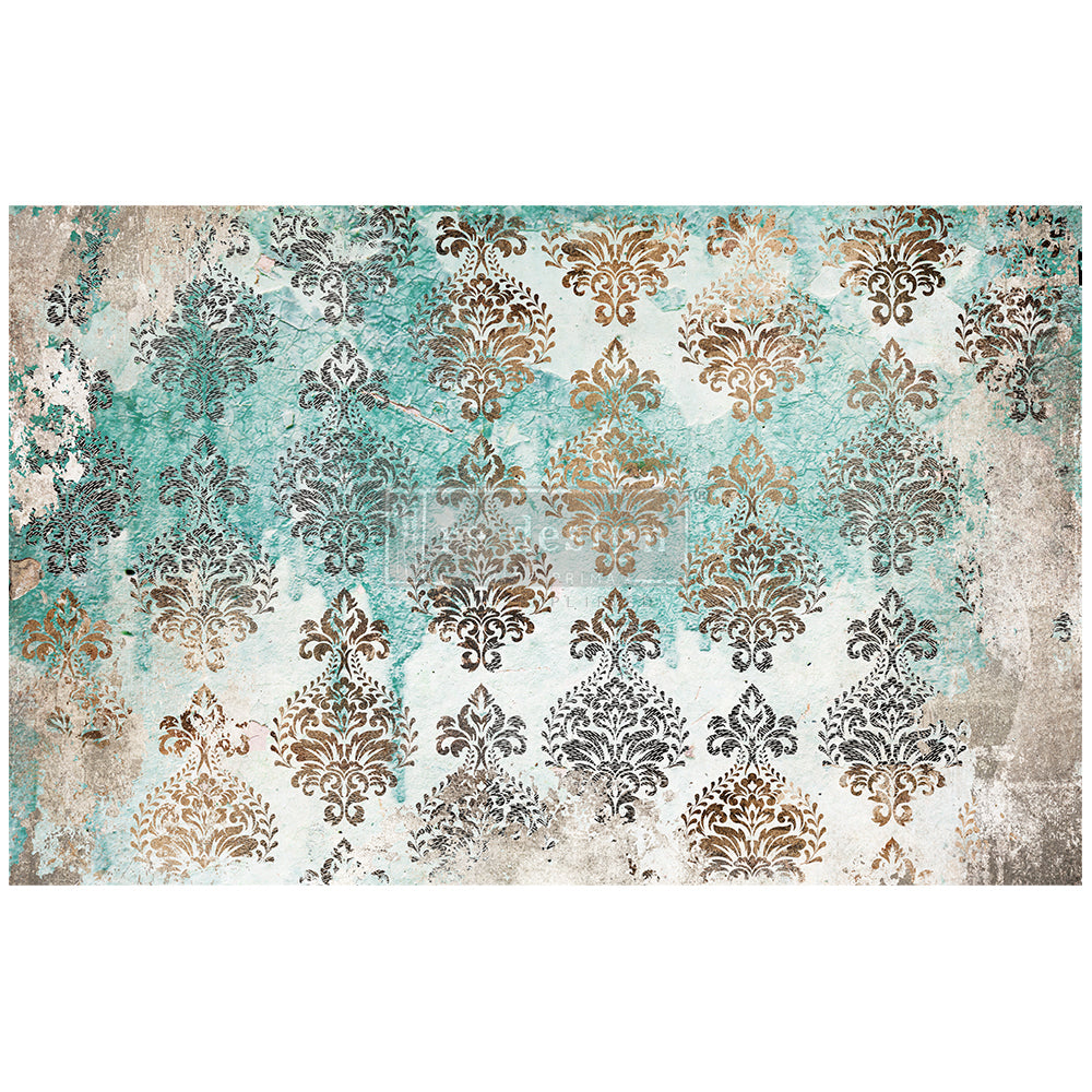 Redesign With Prima Decoupage Decor Tissue Paper_Patina Flourish