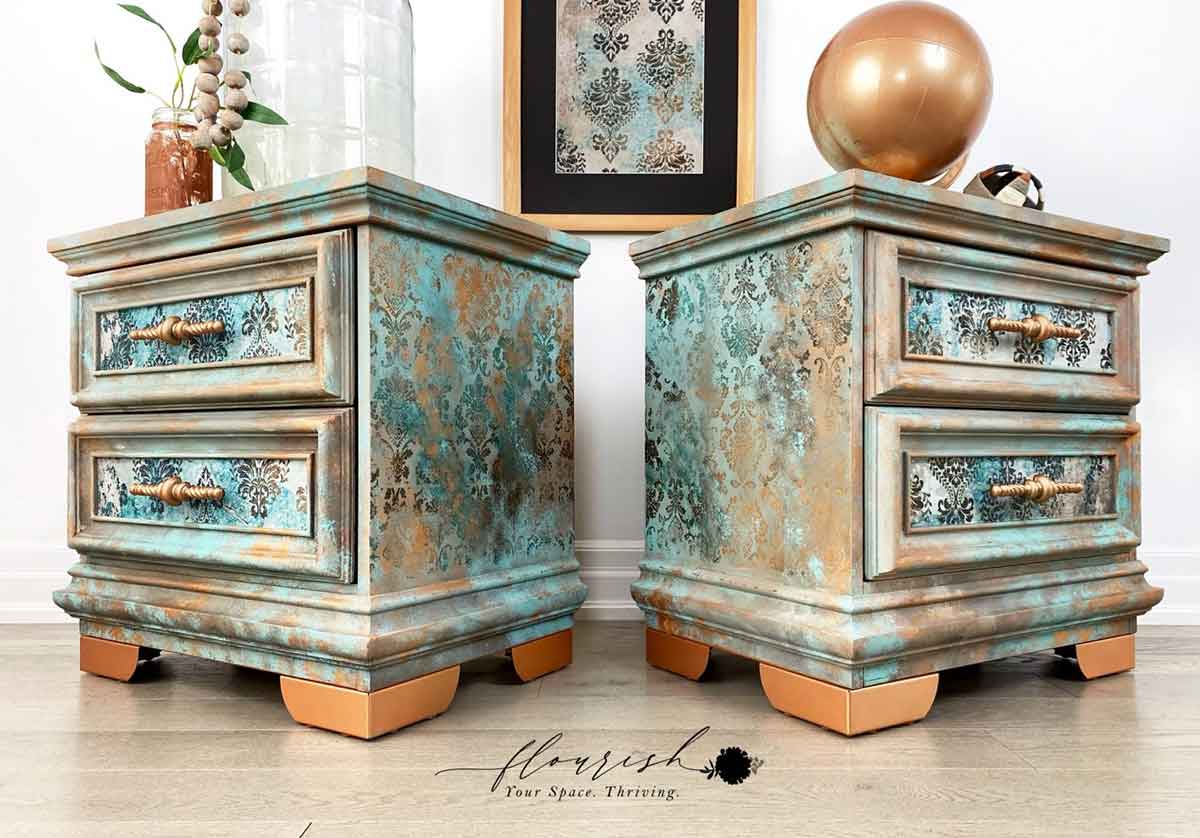 Redesign With Prima Decoupage Decor Tissue Paper_Patina Flourish