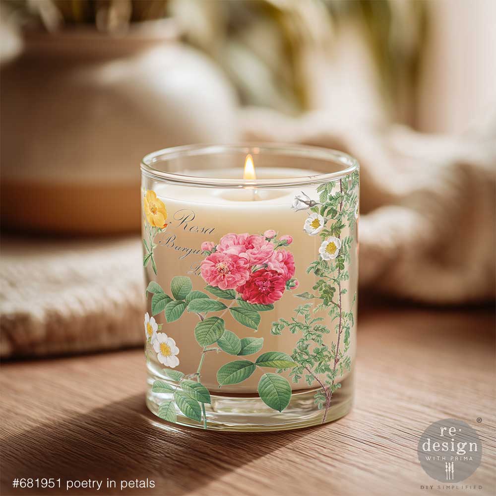 Redesign With Prima H20 Transfers _Poetry in Petals