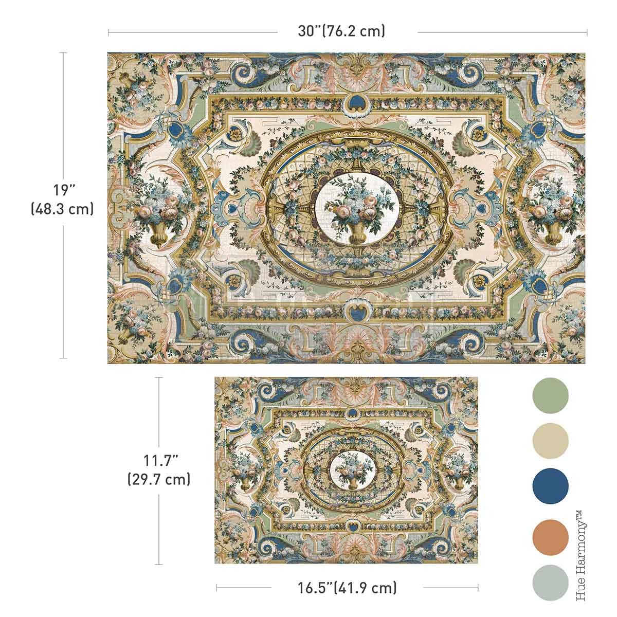 Redesign With Prima  Decoupage Fiber – Serenade In Blue