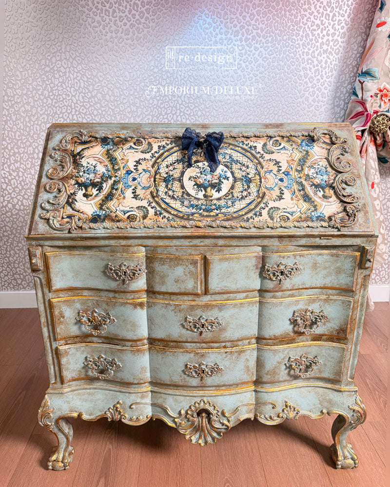 Redesign With Prima  Decoupage Fiber – Serenade In Blue
