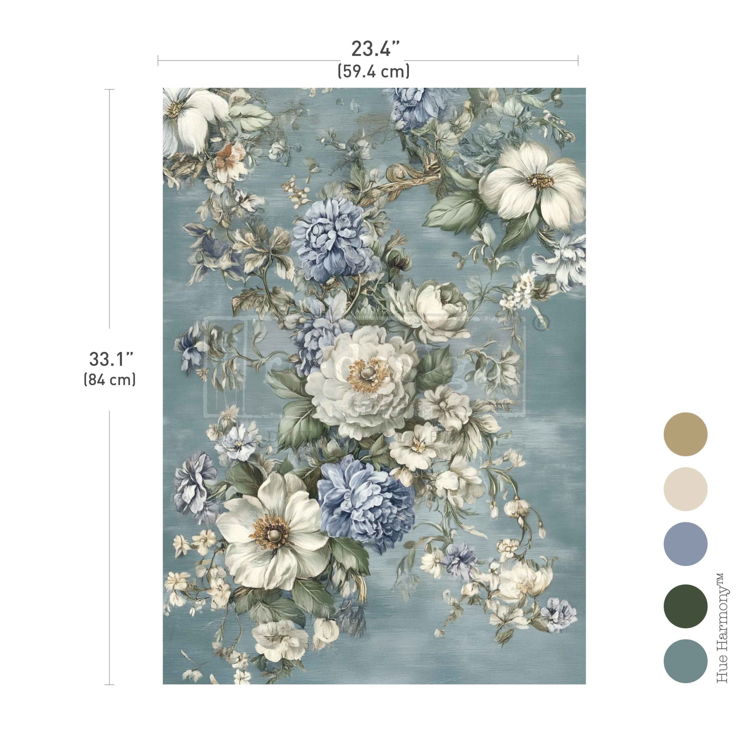 Redesign With Prima A1 Decoupage Fiber _Tender Tones