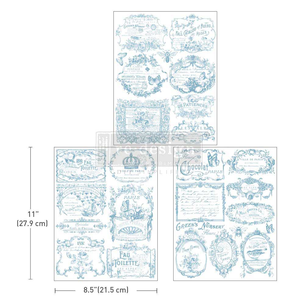 Redesign With Prima Middy Trasfers_Vintage Labels I