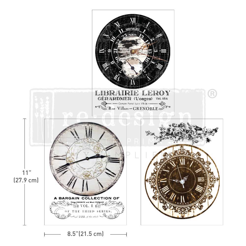 Redesign With Prima Middy Transfers_ Vintage Clocks