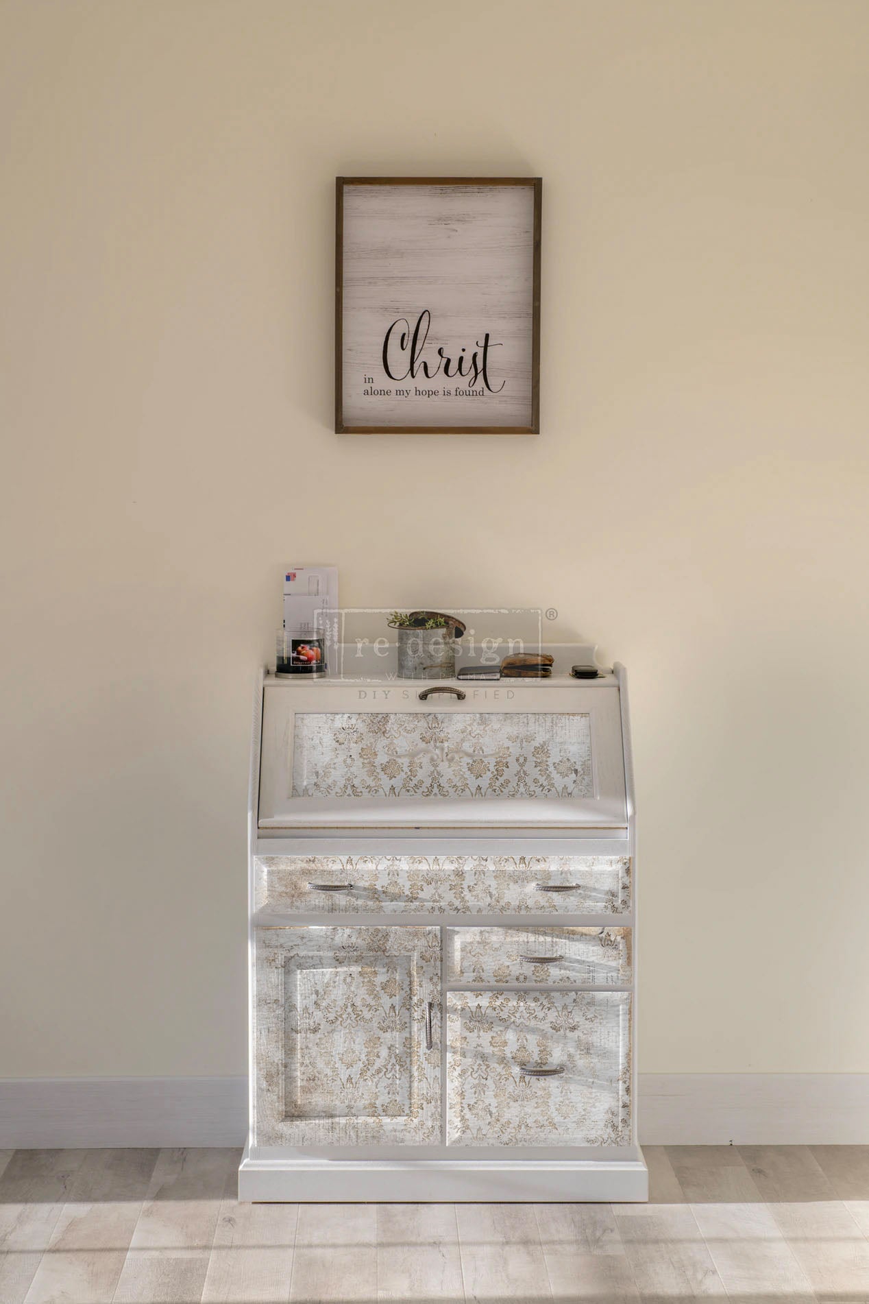 Redesign Whit Prima_Decoupage Decor Tissue Paper_Washed Damask