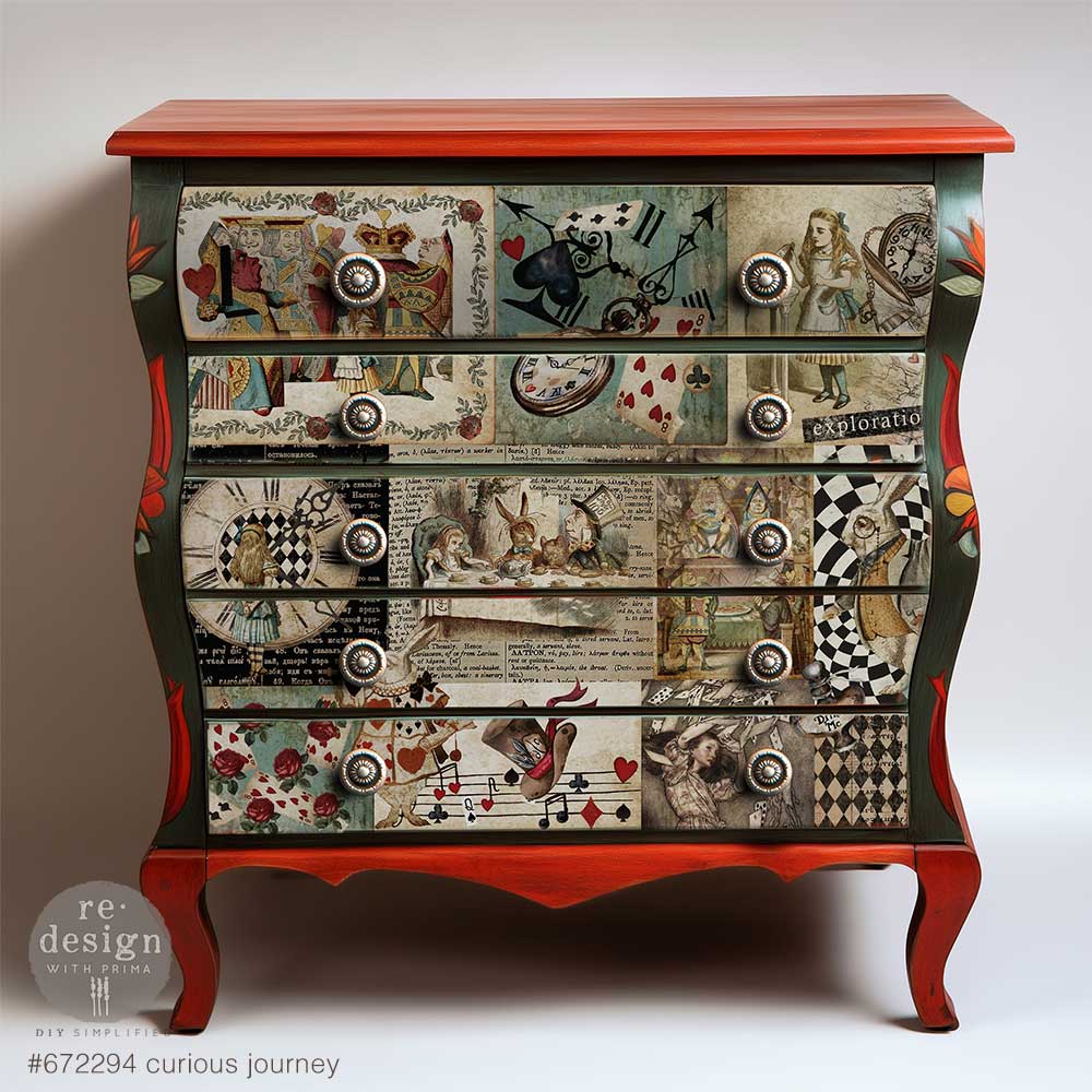 Redesign Whit Prima_Decoupage Decor Tissue Paper_Curious Journey