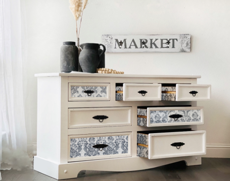 Redesign With Prima Decoupage Decor Tissue Paper_Evening Damask